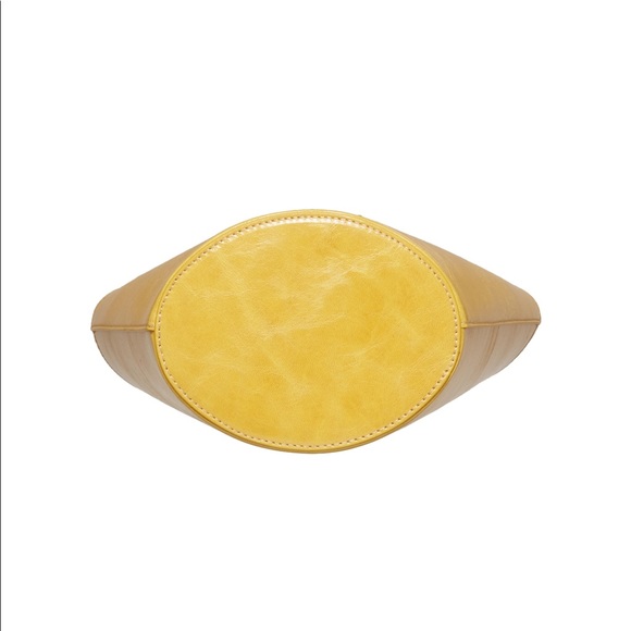 Rare! JACQUEMUS Le Sac Praia Bucket Bag In Yellow - Picture 3 of 11